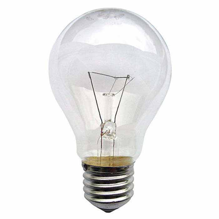 عکس اصلی لامپ  رشته ای 100 وات پارس شهاب مدل حبابی روشن پایه E27